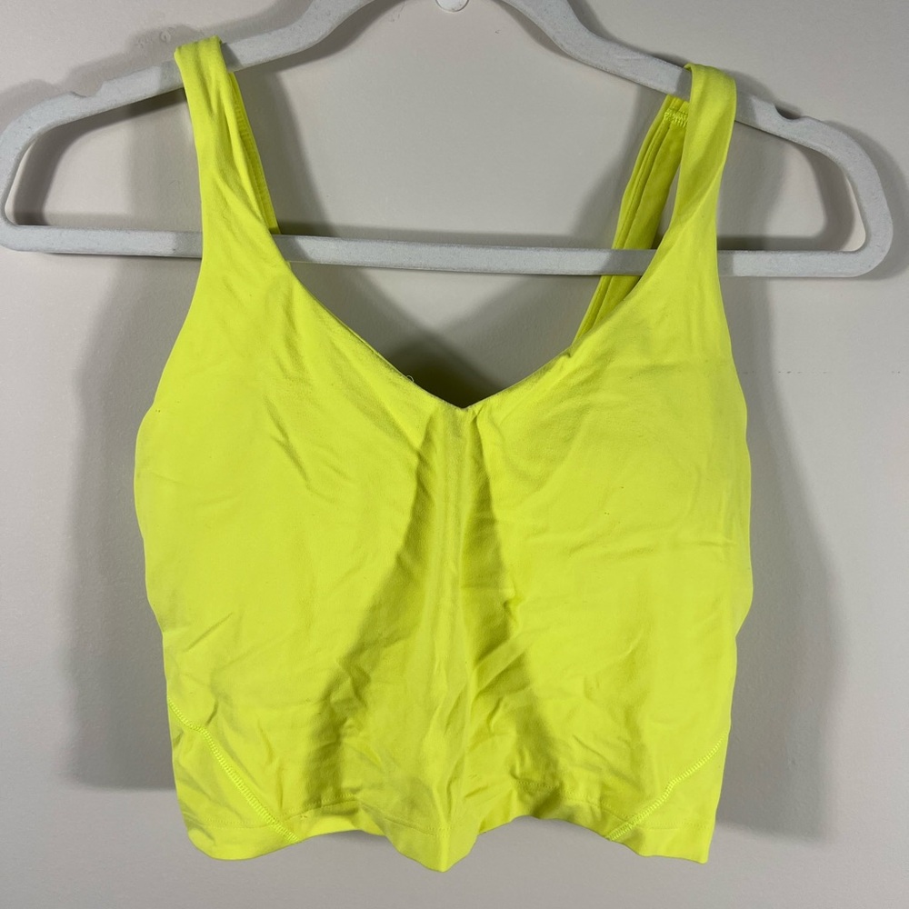 Lululemon Align Lemon Yellow Tank size 6
